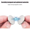 thumbnail image 3 of 10 Pairs Magnetic Curtain Clips, Shower Curtain Clips, removable Heavy-Duty Curtain Magnets Closure Powerful Curtain Magnets Closure Windproof Curtain Weight Magnets, 3 of 5