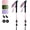 Adult Pink, variant on Hiking Trekking Poles, Macaron Colors 2 Pack Anti Shock, Adjustable, Collapsible Hiking Poles for Trekking or Walking, Lightweight Aluminum Sticks