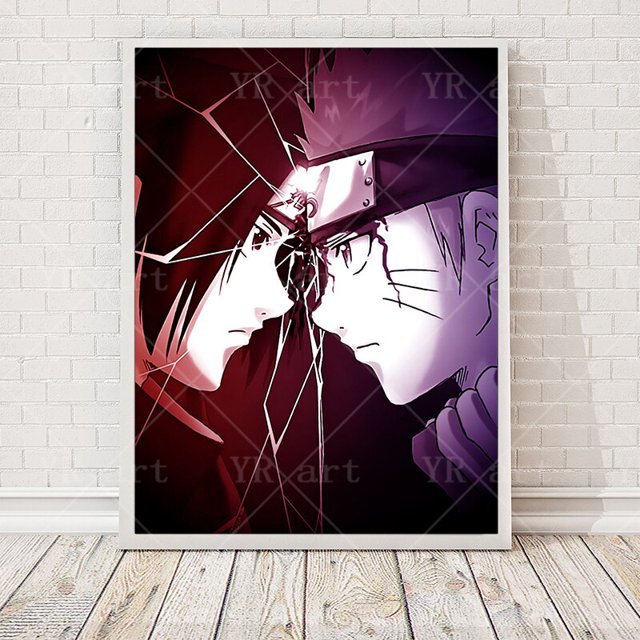Naruto Pictures Anime Poster Canvas Painting Kid Room Decoration Mural Wall Art Prints For Modern Living Room Home Decor Cuadros40X60cm Unframed Gao Jinjia LED