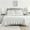 Soft White, variant on MarCielo 3Pcs 100% Cotton Oversized Quilt Bedspread Coverlet Set TW