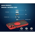 thumbnail image 5 of is Specially Designed for iPhone 11 Pro Max Anti-Fingerprint, Built-in 360° Rotating Ring Bracket Solid and Durable Magnetic car Phone case, Suitable for iPhone 11 Pro Max 6.5inches Women-Red, 5 of 11