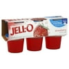 Jell-O Strawberry Sugar Free Low Calorie Gelatin Snacks, 6ct