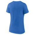 thumbnail image 3 of Women's Blue Oklahoma City Thunder Wordmark V-Neck T-Shirt, 3 of 3