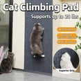 thumbnail image 4 of MK Gdledy Premium Cat Scratching Pad, Self-Adhesive Anti-Scratch Furniture Protector, Wall & Door Climbing Mat for Cats, Durable Woven Material,40" x 16", 4 of 5