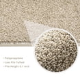 thumbnail image 5 of Pure Era Bullnose 9" x 30" Carpet Stair Treads Protector Cover Indoor Non Slip Self Adhensive Set of 14,Cream Gray/Tan Gray, 5 of 13