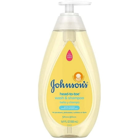Johnson's Head-To-Toe Tearless Gentle Baby Wash & Shampoo, 16.9 fl. oz