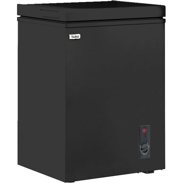 TABU Chest Freezer, 4.2 Cu ft Deep Freezer with Adjustable Temperature