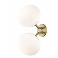 thumbnail image 2 of -Two Light Wall Sconce in Style-8.25 inches Wide By 17 inches High-Aged Brass Finish Bailey Street Home 735-Bel-2692993, 2 of 3