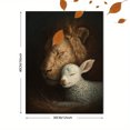thumbnail image 3 of Toile Murale Parfaite Lion et Agneau 15,75 X 11,81 Pouces, 3 of 8