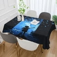 thumbnail image 2 of Yayeee Tablecloths 54" x 54" Rectangle Wrinkle Resistant Party Table Cover, Blue Butterfly, 2 of 8