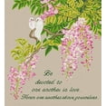 thumbnail image 1 of Maydear Stamped Cross Stitch Kits 14CT Pre-Printed Cross-Stitching Embroidery Starter Kit for Adults Beginners - Wisteria Bird 15.7×16.9 inch, 1 of 3