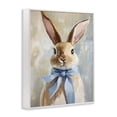 thumbnail image 2 of Stupell Industries Cottage Bunny with Blue Bow White Framed Giclee Art, 16 x 20, by The Prints Vibe, 2 of 8