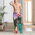 thumbnail image 2 of Naloa Roblox Print Pajama Pants Men, PJ Bottoms, Sleep & Lounge Pants-Small, 2 of 6