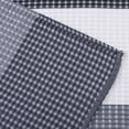 thumbnail image 7 of Ombre Waffle 3D Striped Waffle Weave Textured Ombre Stripe Designed Fabric Shower Curtain with 12 Roller Ball Hooks included 70 x 72 in Navy, 7 of 7