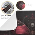 thumbnail image 4 of Iauyy Dish Drying Mat for Kitchen Counter, Super Absorbent & Hanging 16x18 / 18x24 Inch (S/M) Dark Muted Deep Red, 4 of 7