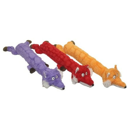Multipet Onesz Plush Long Fox Dog Toy - Walmart.com