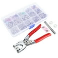thumbnail image 3 of Metal Snap Fastener, Hollow Press Stud Prong Press Button Metal With A Large Storage Box For Shoes For Crafting Of Jumpsuits, 3 of 8