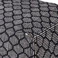 thumbnail image 3 of Simpli Home Pouf Carré à Motifs Simpson en Noir et Naturel, 3 of 6