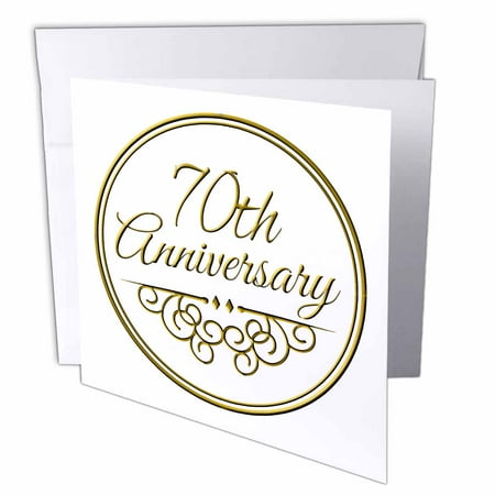 gift - gold text for celebrating wedding anniversaries - 70 years ...