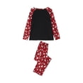 thumbnail image 6 of DuAnyozu Family Matching Christmas Pajamas Set Cotton Xmas Deer Holiday Pajamas Sleepwear Dad Mom Kids PJs, 6 of 10