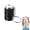 Black, variant on Mini Coin Storage Keychain, 2-in-1 Portable Coin Holder, Loose Change Container with Secure Snap Closure, Pocket Coin Bank
