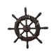 thumbnail image 1 of Decoración de pared con timón de barco náutico retro, artesanía, decoración náutica mediterránea 34cm, 1 of 7
