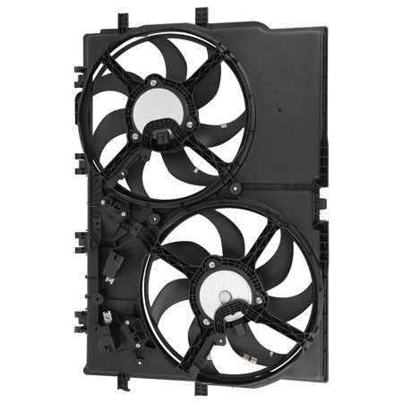 MaXpeedingrods Engine Radiator Cooling Fan Assembly for Ram Promaster 2014-2019 Replacement 68189000AA 68189000AB 68189000AC