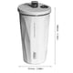 thumbnail image 3 of Termos para agua 600ML Taza de agua Drinkware térmica para deportes al aire libre (Blanco), 3 of 6