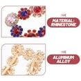 thumbnail image 2 of 2 Pcs Clips de Bijoux en Cristal pour Chaussures de Mariée en Strass, 2 of 9