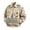 Beige, variant on Christmas Printed Corduroy Jacket for Men Full Zip Collared Casual Bomber Jacket with Holiday Pattern