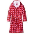 thumbnail image 1 of Up Past 8 Girls' Bathrobe Fuzzy Hooded Robe Sleepwear, 1 of 1
