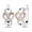 No.6, variant on NARMO 925 Sterling Silver Shining Three Circles Hoop Earrings 5A Zircon for Women Jewelry Making
