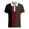 thumbnail image 4 of Sngxgn Mens Polo Shirts Short Sleeve Golf T Shirt Casual Workout(,L), 4 of 5
