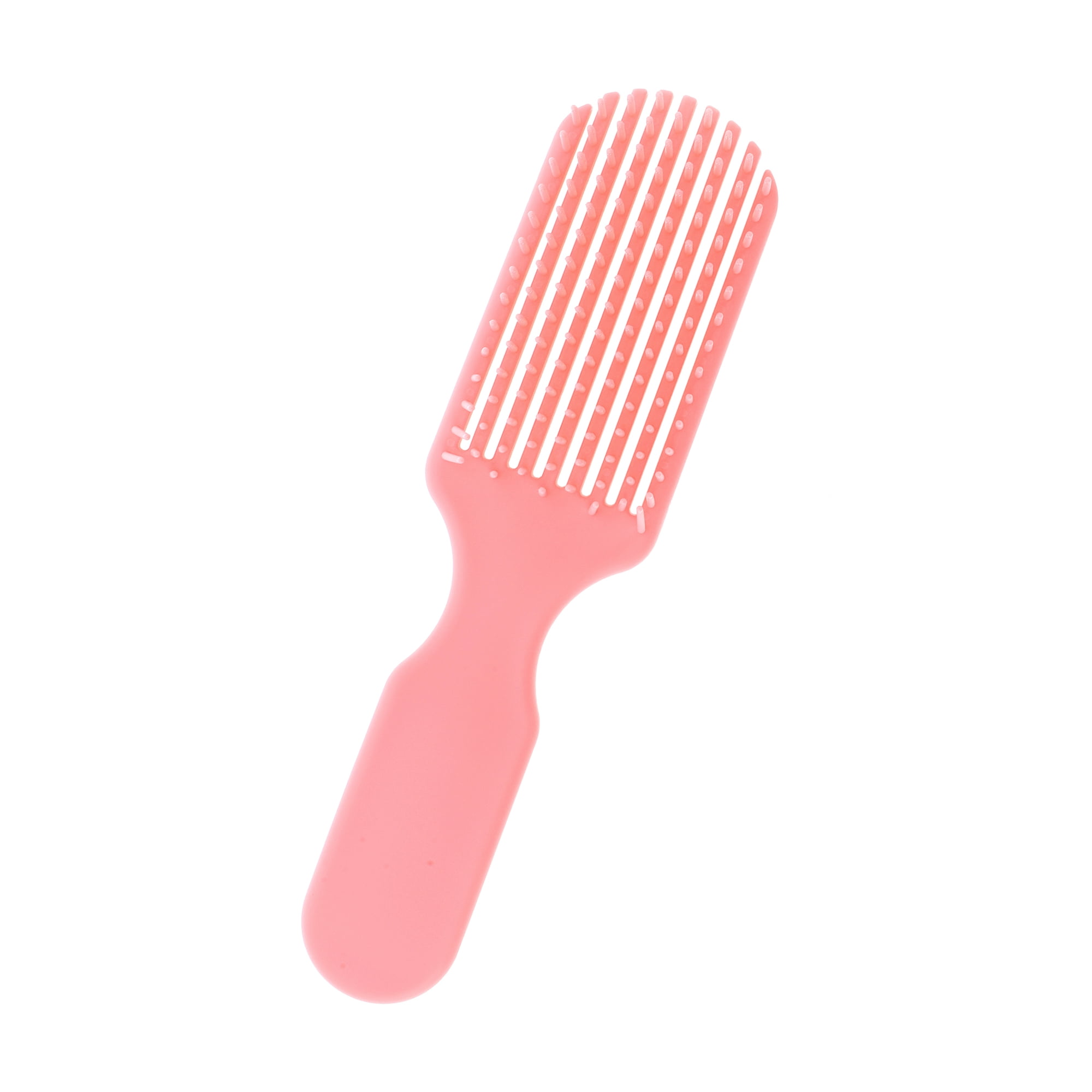 Unique Bargains 1 Pc Hollow Nine Claws Hair Brush for Daily Use Pink