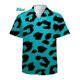 thumbnail image 3 of Camisas de lujo con estampado de leopardo para hombre, blusa ajustada de manga corta, elegante blusa de club con solapa abotonada, ropa de calle para hombre, camiseta cómoda, 3 of 5