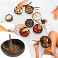 thumbnail image 7 of Natural Reusable Coconut Shell Bowl with Spoon for Warm and Cold Foods, 7 of 7