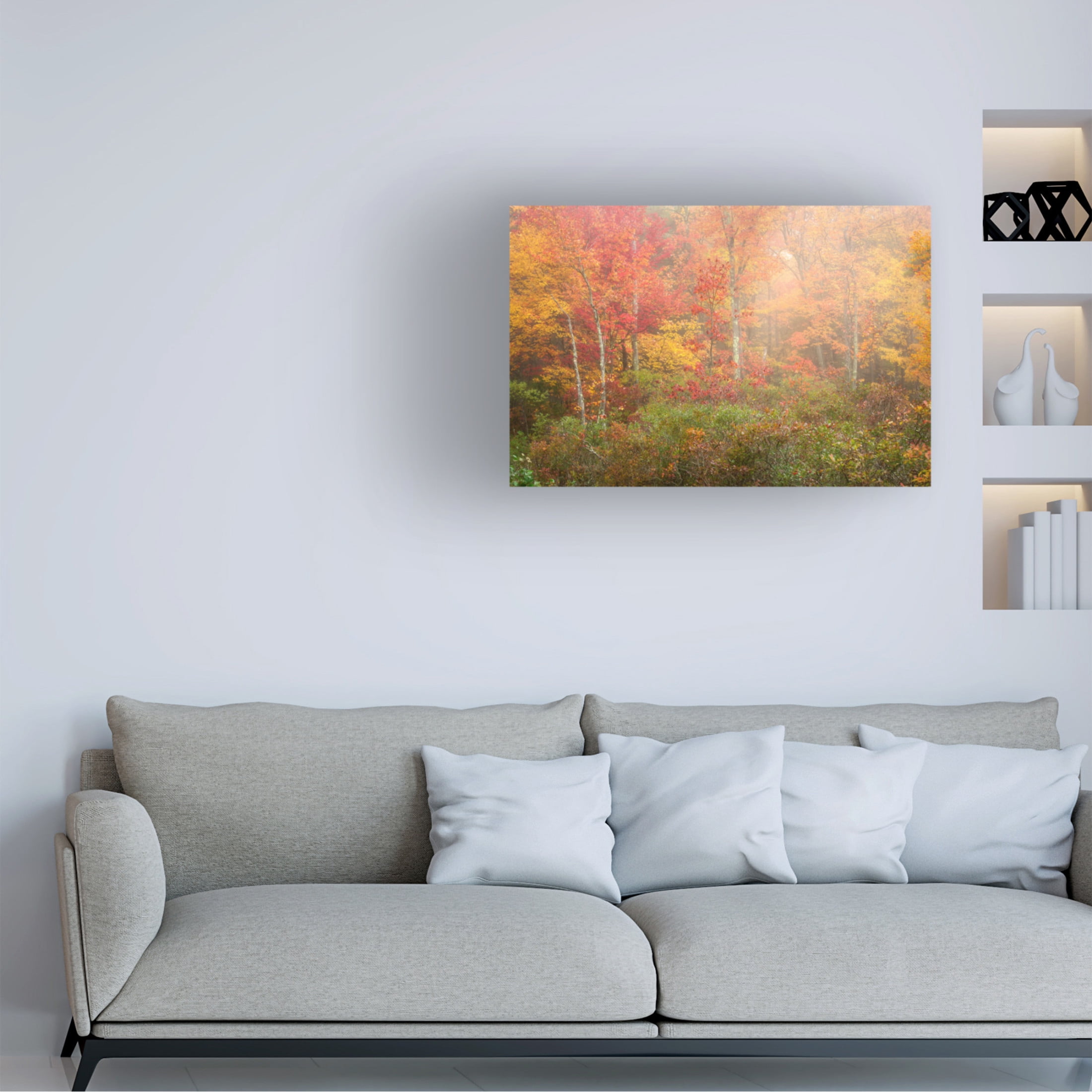 Canvas Wall Art - Patrick Zephyr 'Soft Pallet' Wall Art for Living Room, Bedroom, or Office Décor by Trademark Fine Art - 24 x 16 Inches