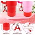 thumbnail image 5 of Cup Accessories Set for Stanley 30OZ & 40OZ Tumbler with Handle, Letter Charms, Bow & Diamond Straw Covers, Glitter Silicone Boot, Personalized Sticker for Stanley Cup Accessories, 5 of 10
