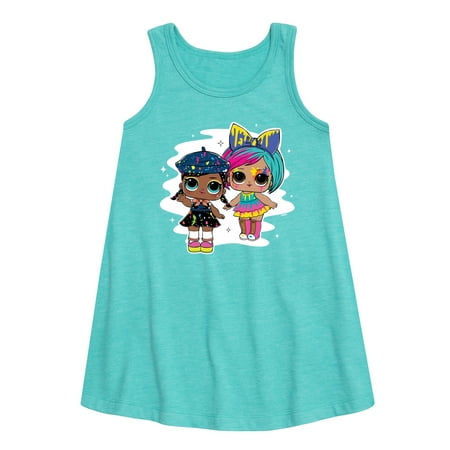

LOL Surprise! Dolls - Drip Drop Painting Girls - Toddler & Youth Girls A-line Dress