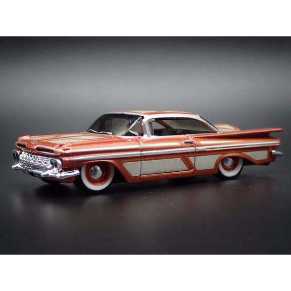 Open Box 1959 59 CHEVY CHEVROLET IMPALA BROWN 1:64 SCALE COLLECTIBLE DIECAST MODEL CAR