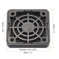 thumbnail image 2 of 44mm Cooling Fan Filter with Screw, ABS Ventilator Grill Protector Guard, Black, 6 Pack, 2 of 6