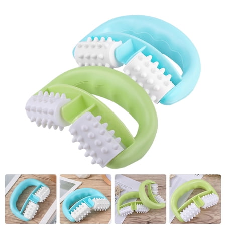 RENACLIPY 2Pcs Assorted Color Muscle Roller Stick for Deep Tissue Massage and Improved Skin Elasticity