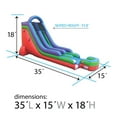 thumbnail image 6 of TentandTable Commercial Inflatable Water Slide, Retro with Blower, 18', 6 of 8
