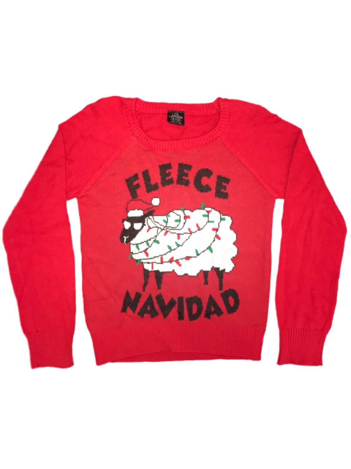 fleece navidad jumper