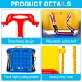 thumbnail image 2 of 3-in-1 Toddler Swing, Baby Swing Set for Indoor and Outdoor Play, Kids Outdoor Swing, Blue, 2 of 5