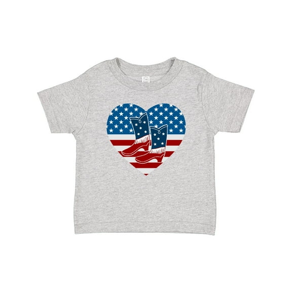 Inktastic USA Cowboy Boots Patriotic Boys or Girls Baby T-Shirt