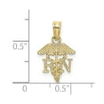 thumbnail image 3 of 10K RN Caduceus Pendant, 3 of 4