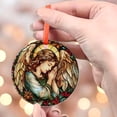 thumbnail image 4 of Angel Ornament, Praying Angel, Religious Ornament, Guardian Angel Gift, Angel Decor, Christmas Ornament, Unique Ornament, Holiday Decor, Holiday Keepsake, Xmas Tree Hanging Decorat, 4 of 5