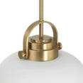 thumbnail image 5 of Robert Stevenson Lighting Arte - Industrial Metal 2-Tone Ceiling Light, White and Gold, 5 of 13