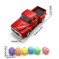 thumbnail image 5 of Easter Truck Decorations with 6 Colorful Eggs - 5″ Mini Vintage Farmhouse Metal Truck Decor Happy Spring Home Kitchen Table Farm Tiered Tray Decoration Easter Keepsake Gift, 5 of 16